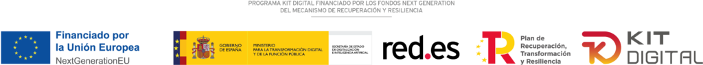 logos programa kit digital cofinanciado por los fondos next generation eu del mecanismo de recuperacion y resiliencia